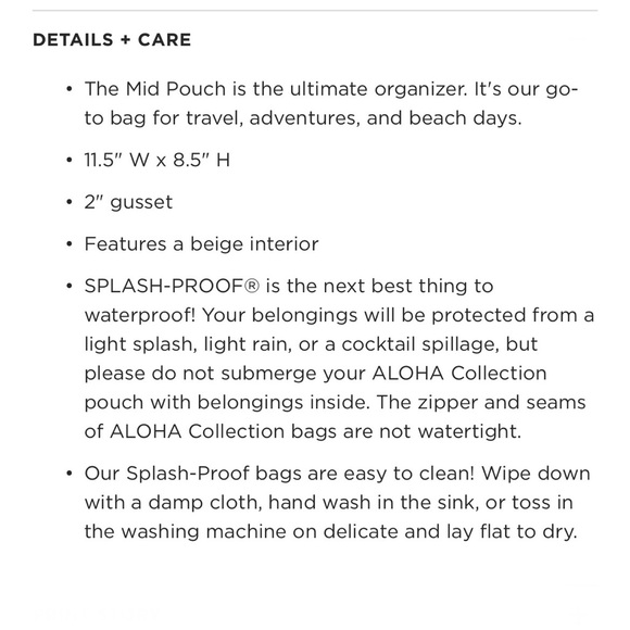 ALOHA Collection Mid Pouch - Picture 5 of 7